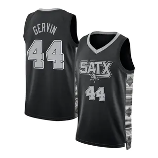 Youth George Gervin San Antonio Spurs Jordan Brand Swingman Black Statement Edition 2022/23 Jersey