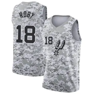 Youth Isaiah Roby San Antonio Spurs Nike Swingman White 2018/19 Jersey - Earned Edition