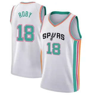 Youth Isaiah Roby San Antonio Spurs Nike Swingman White 2021/22 City Edition Jersey