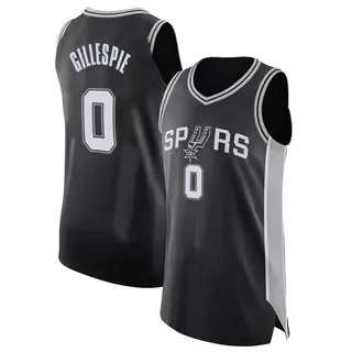 Youth Ja'Kobi Gillespie San Antonio Spurs Nike Authentic Black Jersey - Icon Edition
