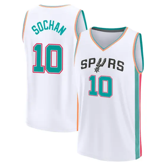 Nike Youth Jeremy Sochan San Antonio Spurs 2022 City Edition Swingman Jersey, Teal, Size: XL, Polyester