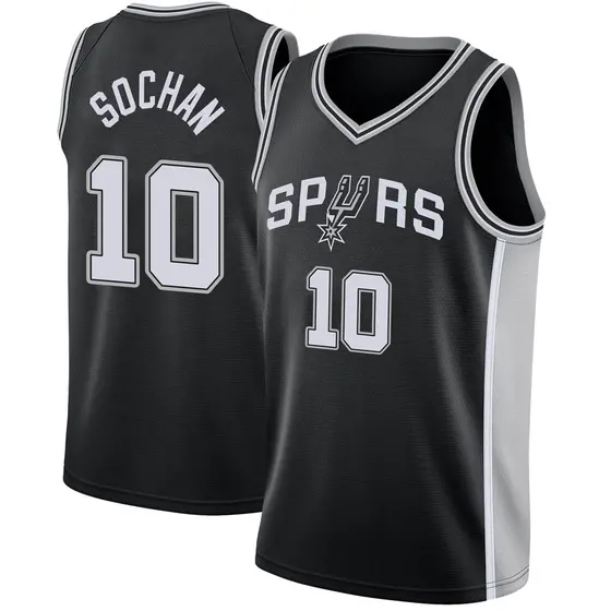 Youth Jeremy Sochan San Antonio Spurs Nike Swingman Black Jersey