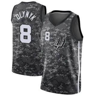 Youth Kelly Olynyk San Antonio Spurs Nike Swingman Black Jersey - City Edition