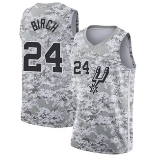 Youth Khem Birch San Antonio Spurs Nike Swingman White 2018/19 Jersey - Earned Edition