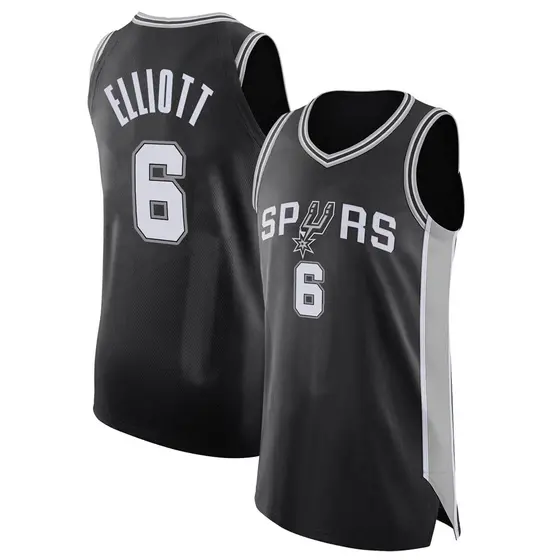Youth Sean Elliott San Antonio Spurs Nike Authentic Black Jersey - Icon Edition