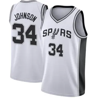 Youth Stanley Johnson San Antonio Spurs Nike Swingman White Jersey - Association Edition