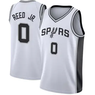 Youth Tarris Reed Jr. San Antonio Spurs Nike Swingman White Jersey - Association Edition