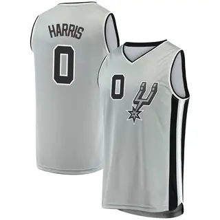 Youth Tobias Harris San Antonio Spurs Fanatics Branded Fast Break Silver Jersey - Statement Edition